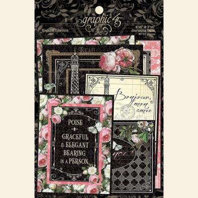 Graphic 45 Elegance Die Cuts -  Ephemera & Journaling Cards